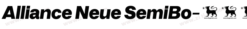 Alliance Neue SemiBo字体转换 Alliance Neue SemiBo字体转换